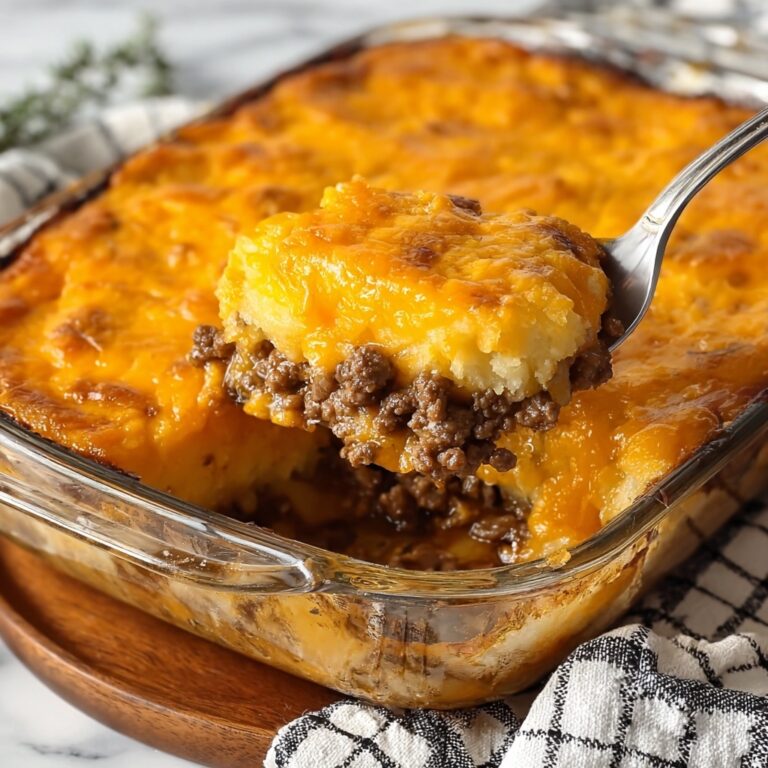 Cheddar Bay Ground Beef Cobbler Recipe