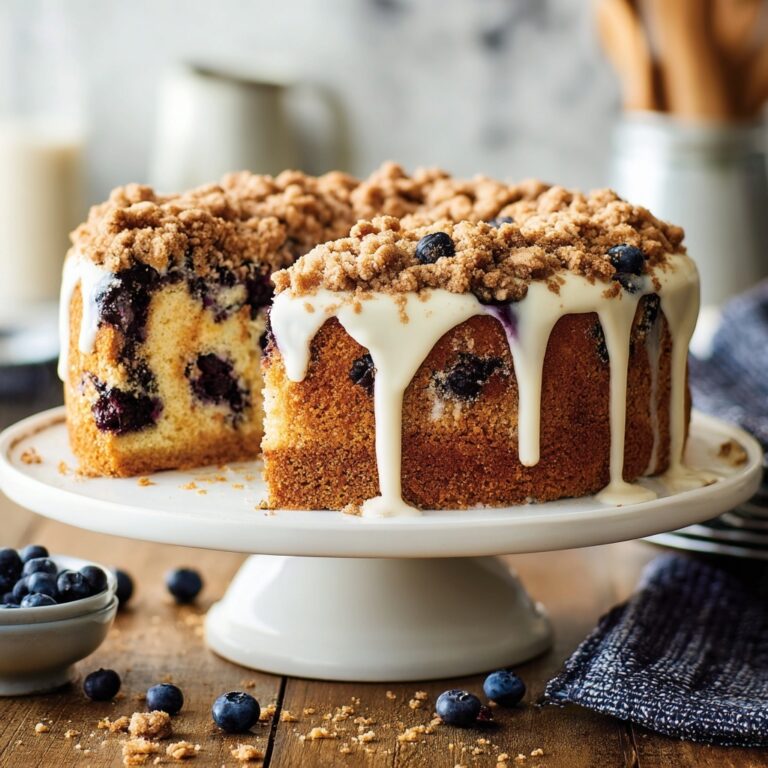 Brown Sugar Blueberry Coffee Cake Recipe