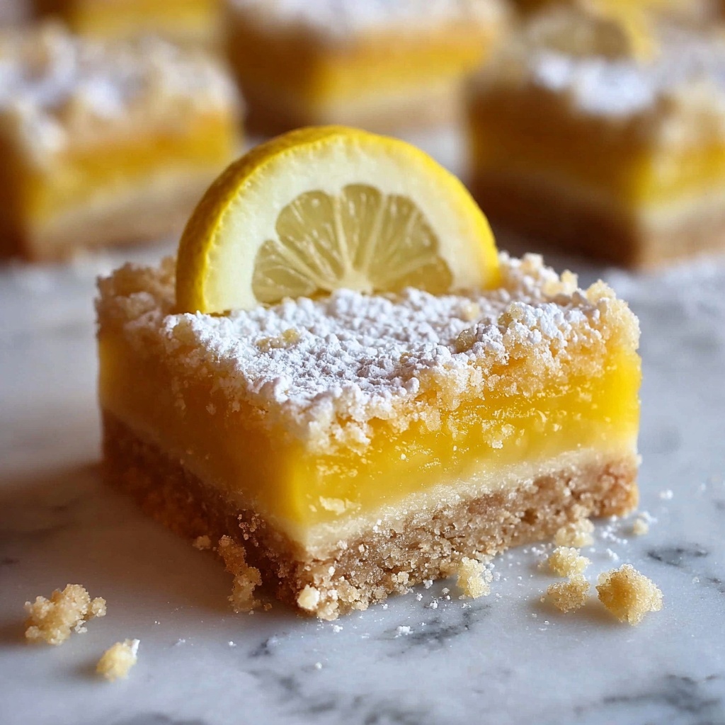 Classic Lemon Bars Recipe - Recipe Image
