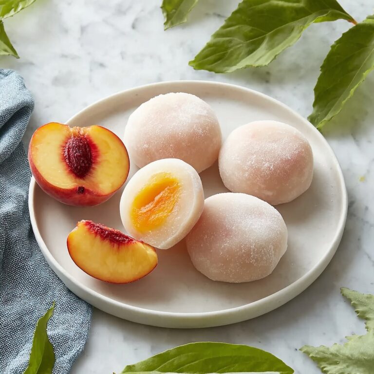 Whole Peach Mochi: A Sweet Summer Treat Recipe