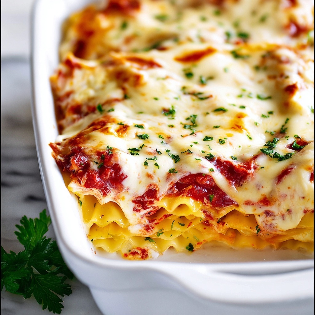 Red and White Pasta Bake Recipe - Recipe Image