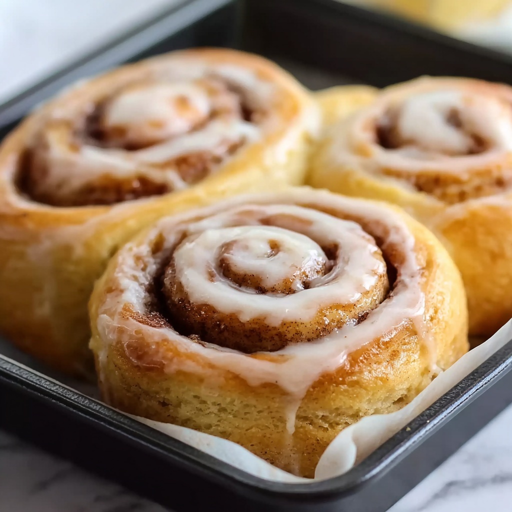 Banana Bread Cinnamon Rolls with Cream Cheese Icing Recipe - Recipe Image