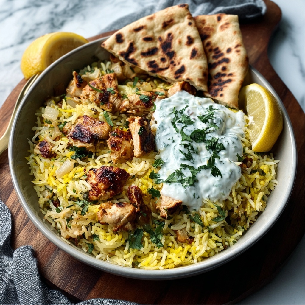 Dump-and-Bake Chicken Tzatziki with Rice Recipe - Recipe Image