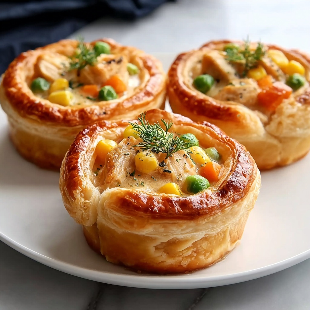 Mini Chicken Pot Pies: Easy Recipe for Cozy Comfort! Recipe - Recipe Image