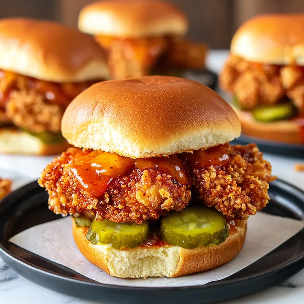 Nashville Hot Chicken Sandwiches: Try This Irresistible Recipe! Recipe - Recipe Image