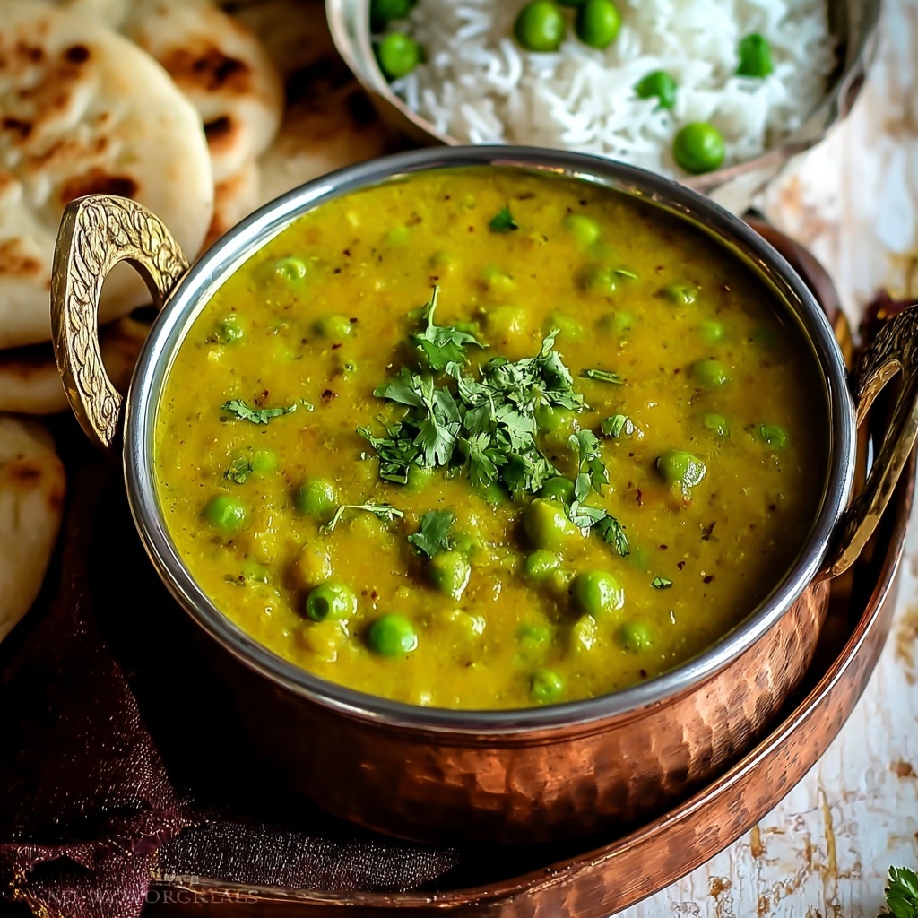 Kovalam Matar (Spiced Green Peas Curry) Recipe - Recipe Image