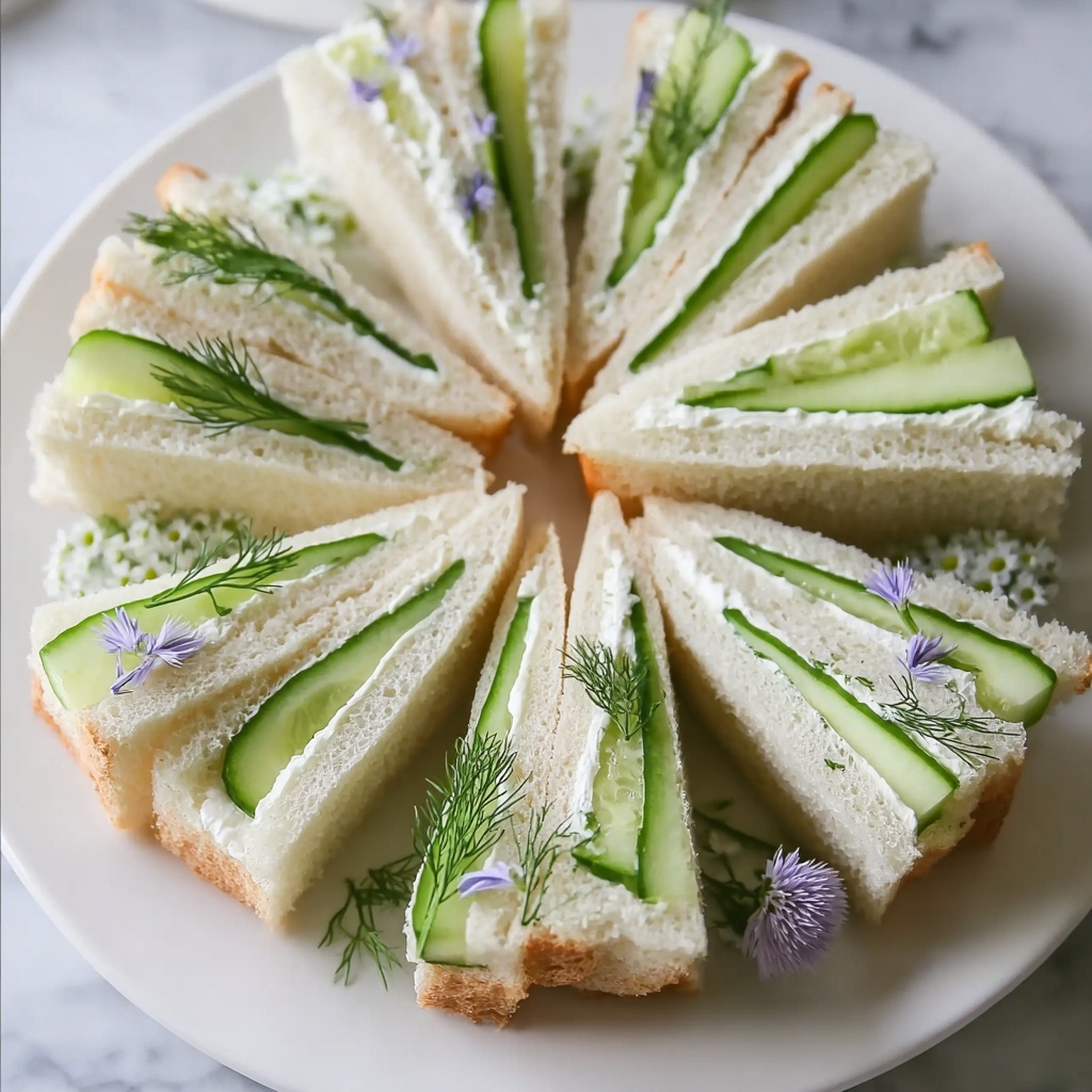 Classic Cucumber Sandwiches Recipe - Recipe Image