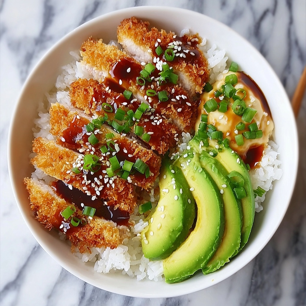 Crispy Japanese Katsu Bowls Recipe - Recipe Image