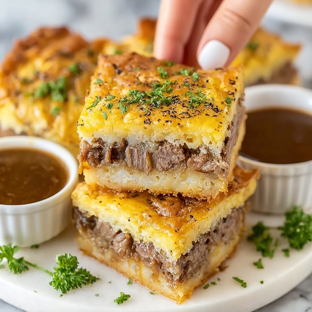 French Dip Squares Recipe - Recipe Image