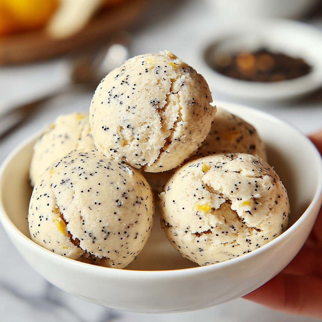 Lemon Poppy Seed Muffin Bites with Zesty Lemon Glaze Recipe - Recipe Image
