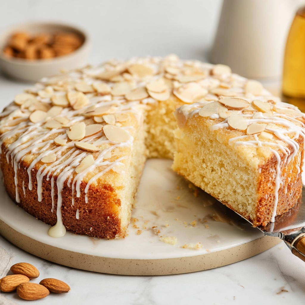 Gluten-Free Vegan Almond Cake Recipe - Recipe Image