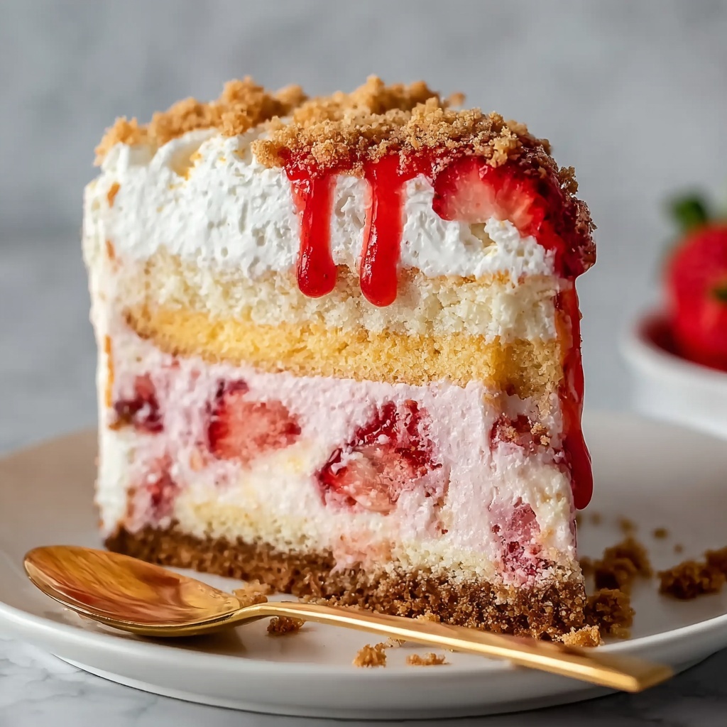 Strawberry Shortcake Cheesecake: A Delightful Recipe! Recipe - Recipe Image