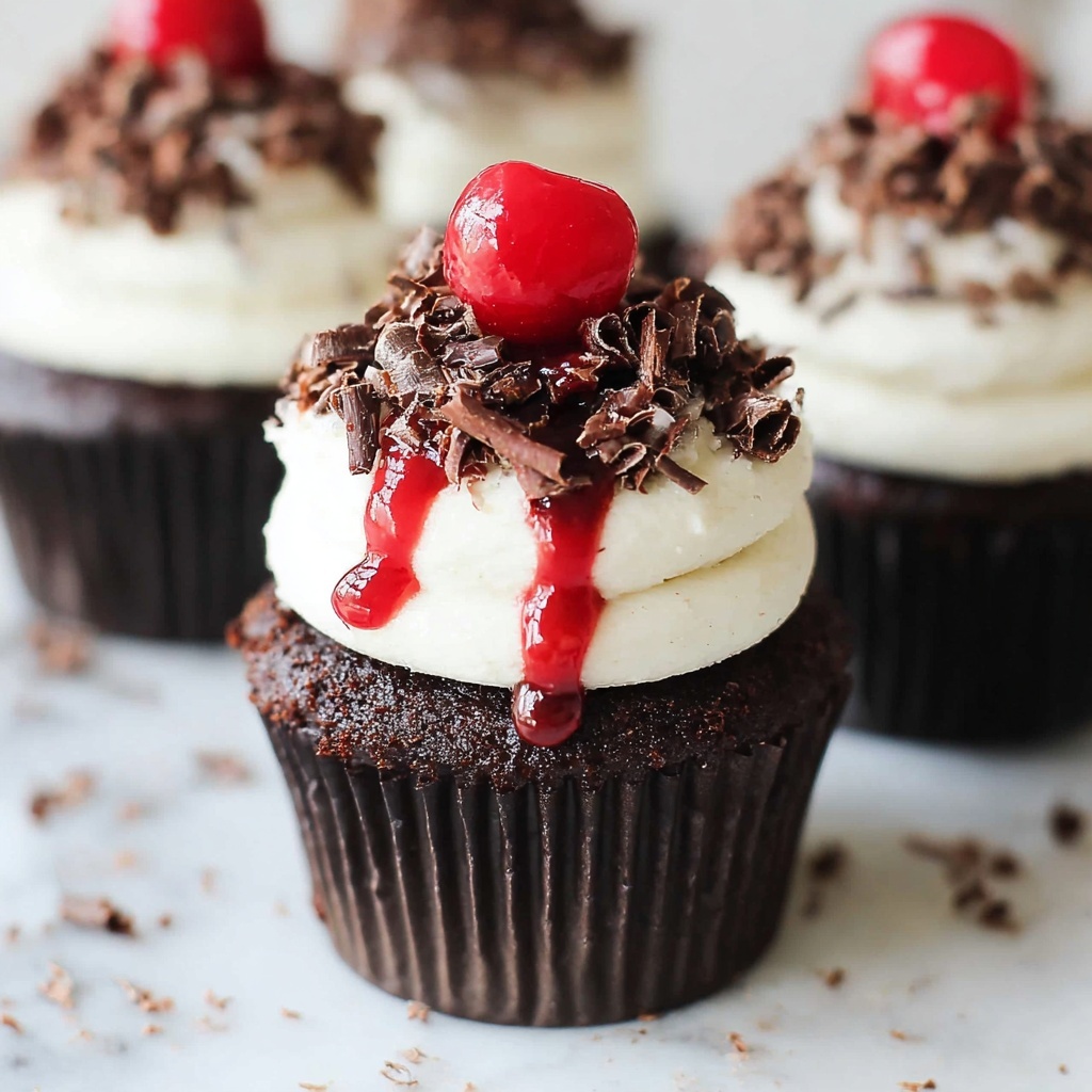 Vegan Black Forest Cupcakes Recipe - Recipe Image