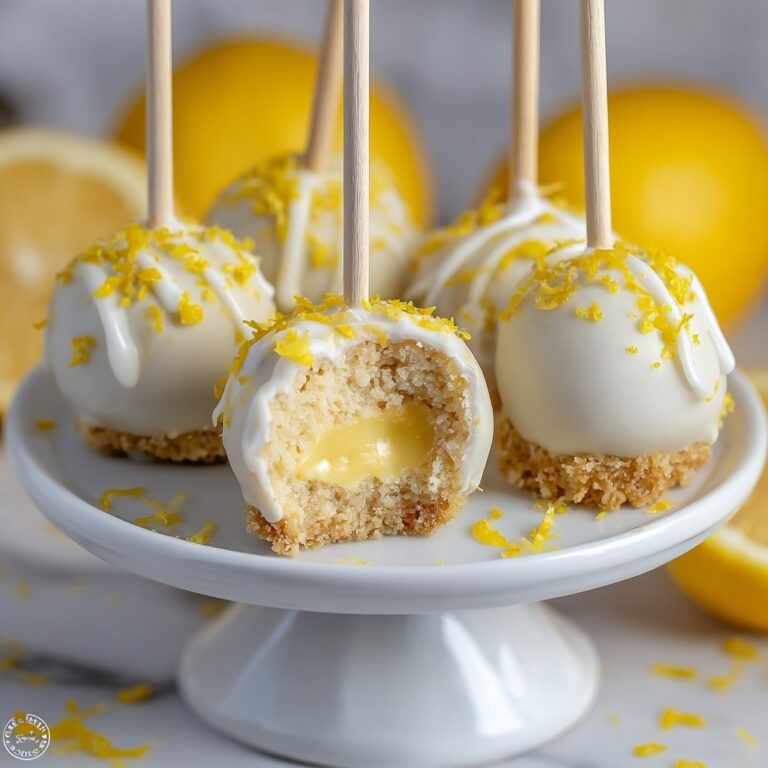 Lemon Meringue Cake Pops Recipe