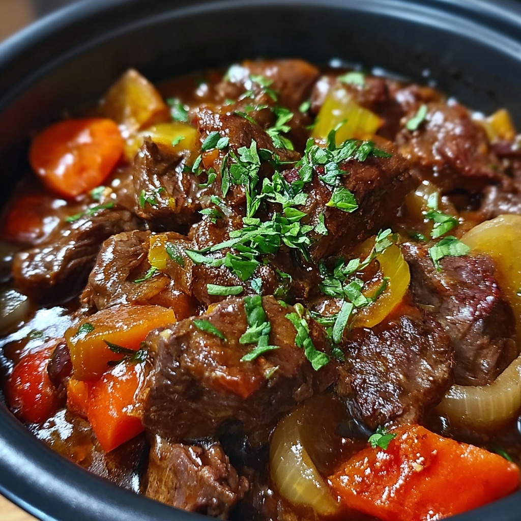 Slow Cooker Pepper Steak Recipe - Recipe Image