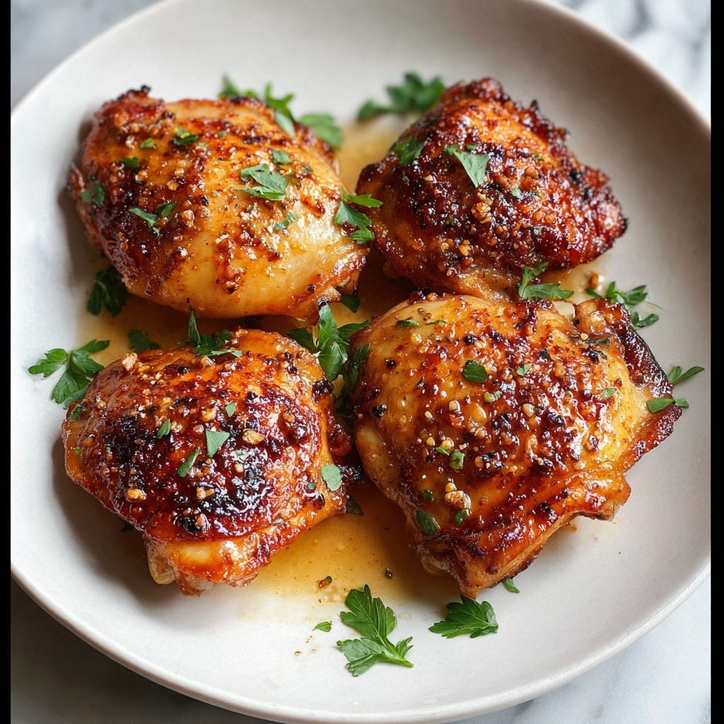 Oven Baked Boneless Chicken Thighs Recipe - Recipe Image