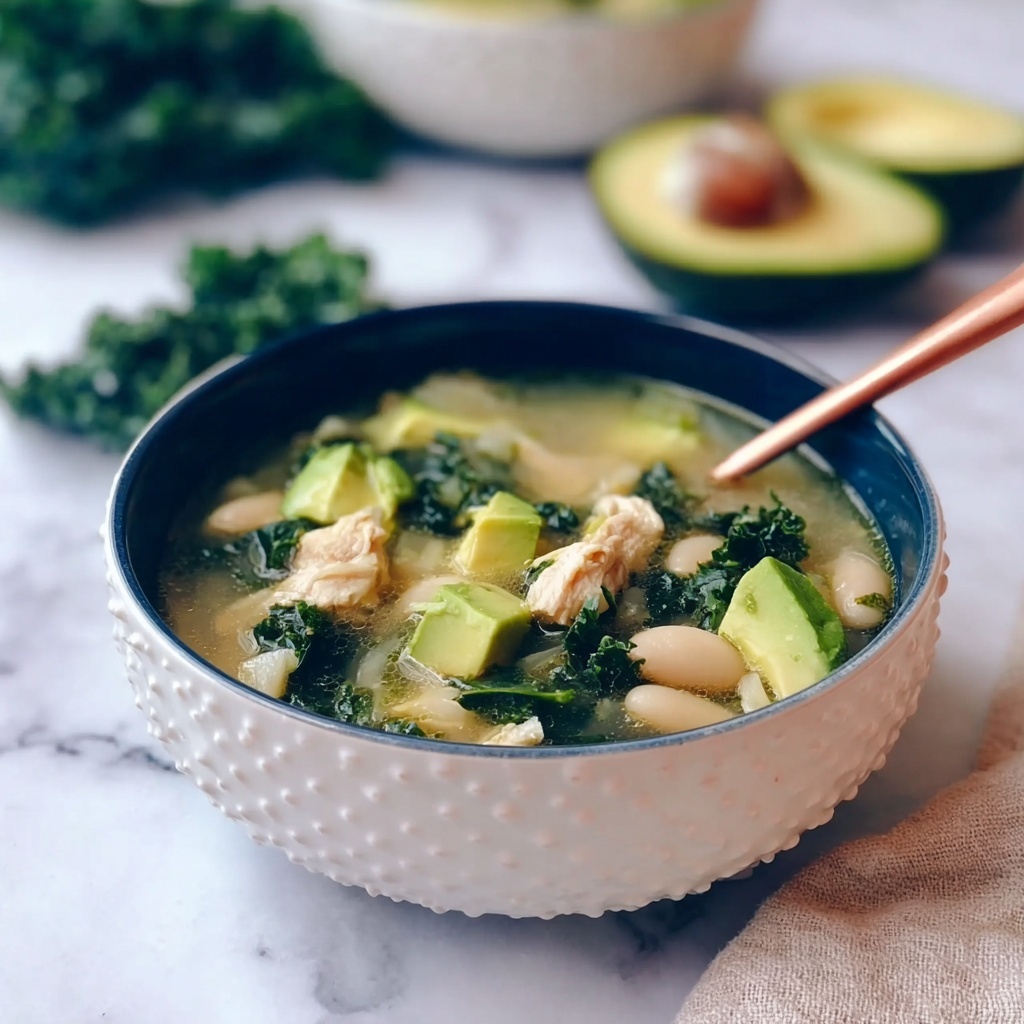 Chicken and Kale White Bean Chili Recipe - Recipe Image