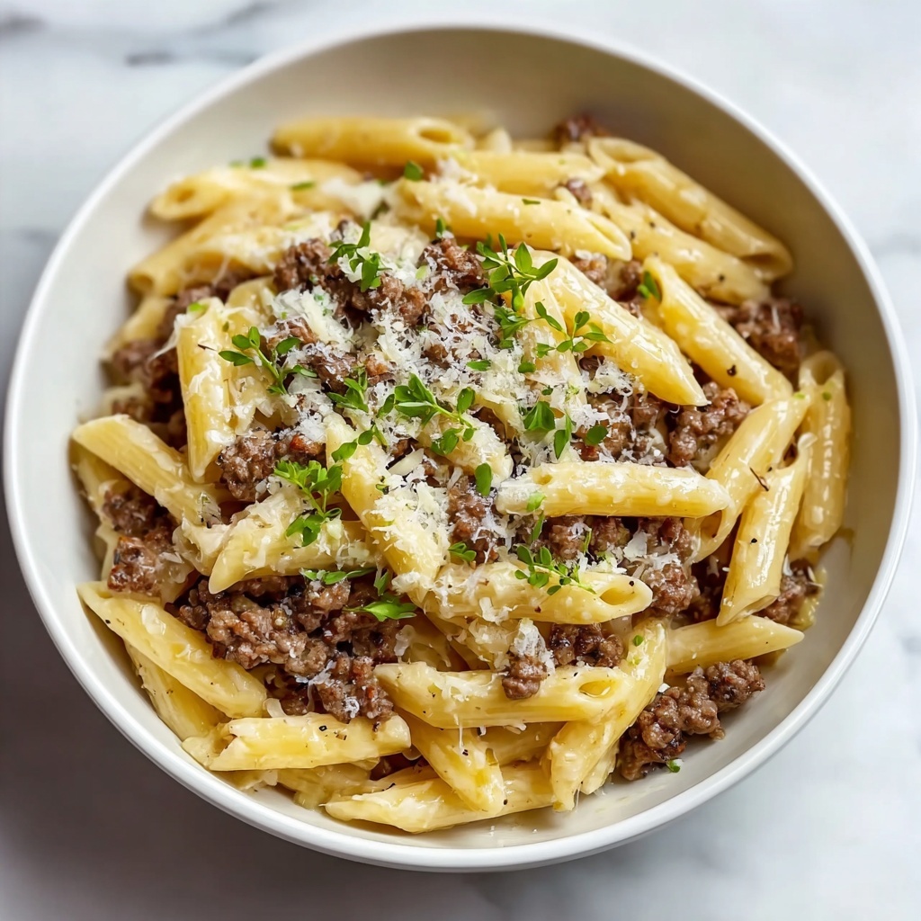 Creamy Sausage Pasta Recipe - Recipe Image