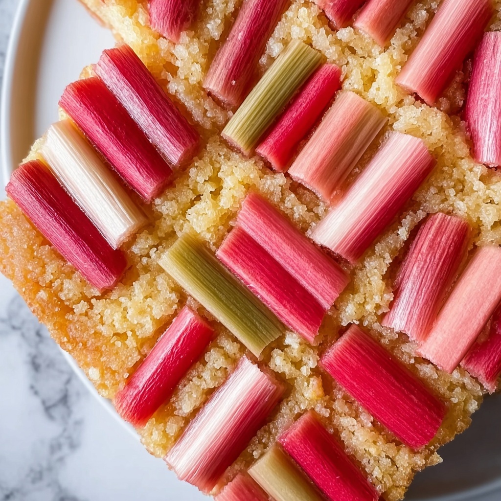 Rhubarb Cornmeal Cake Recipe - Recipe Image