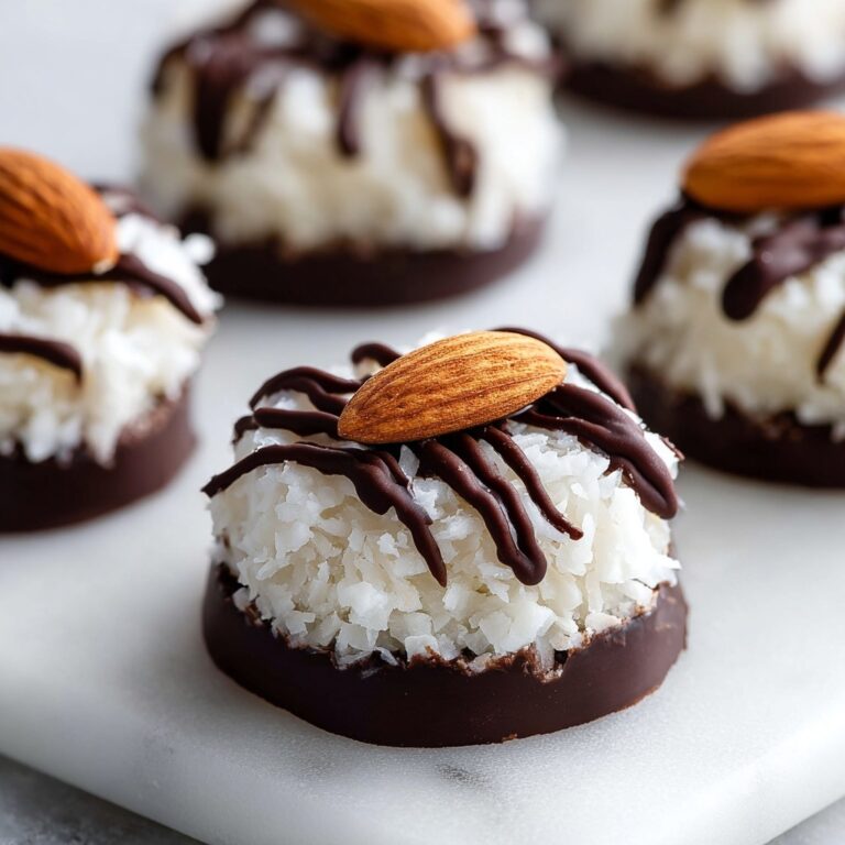 Coconut Macaroons with optional Chocolate Dipping Recipe
