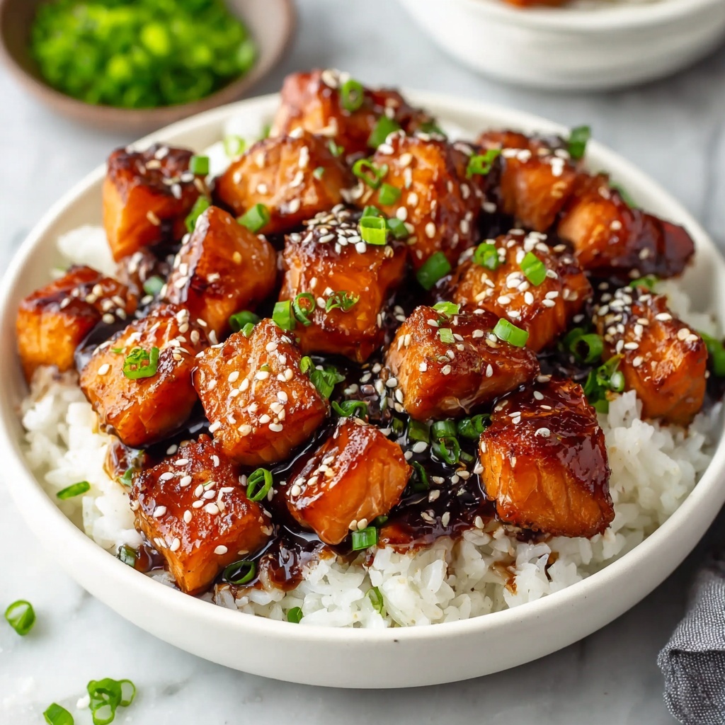 Easy Baked Teriyaki Salmon Recipe - Recipe Image