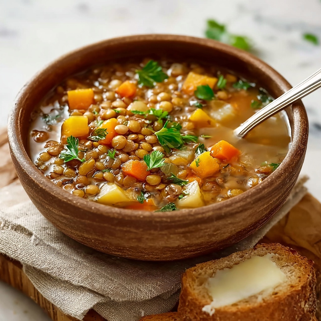 Lentil and Vegetable Soup Recipe - Recipe Image