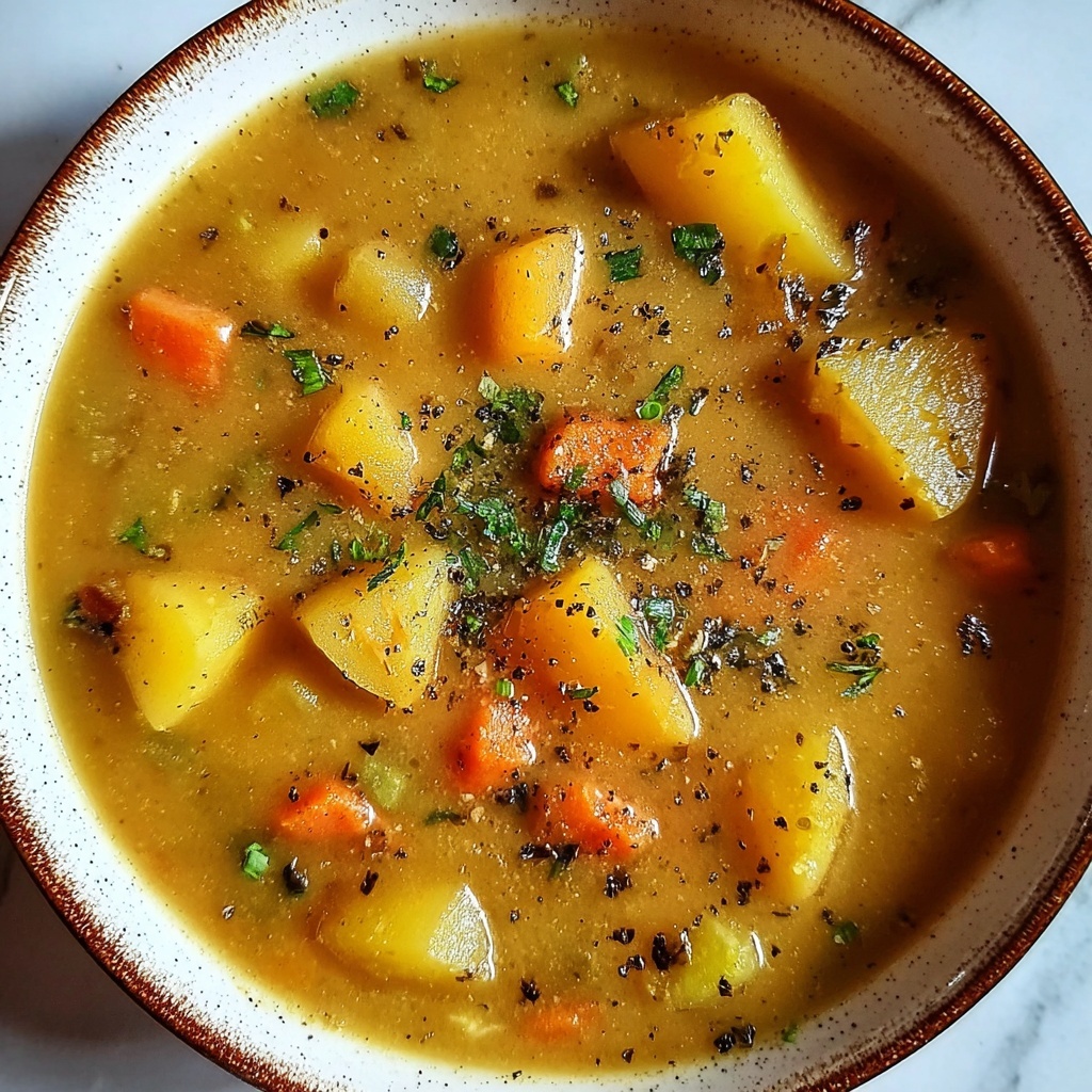 Vegan German Potato Soup Recipe - Recipe Image