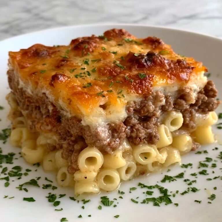 Cheesy Loaded Beef Meatloaf Casserole Recipe