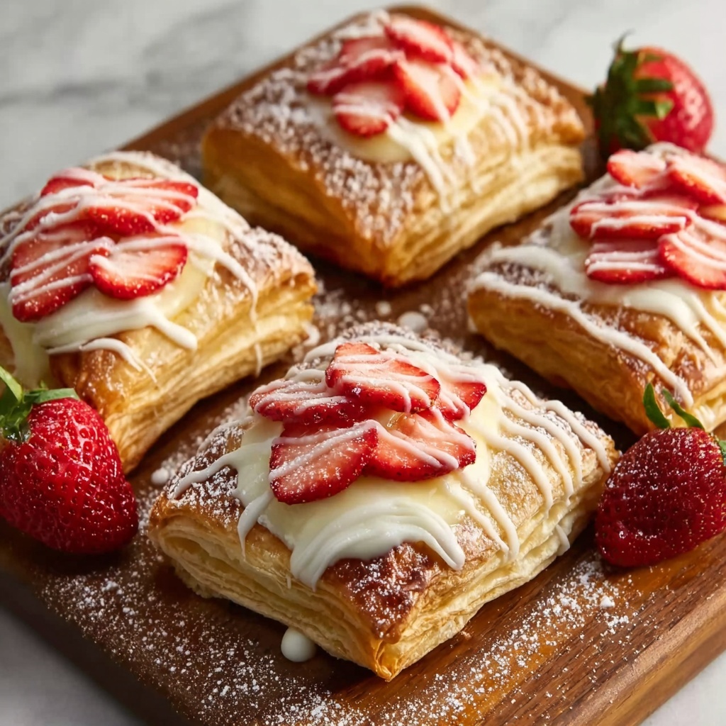Strawberry Danish Recipe - Recipe Image