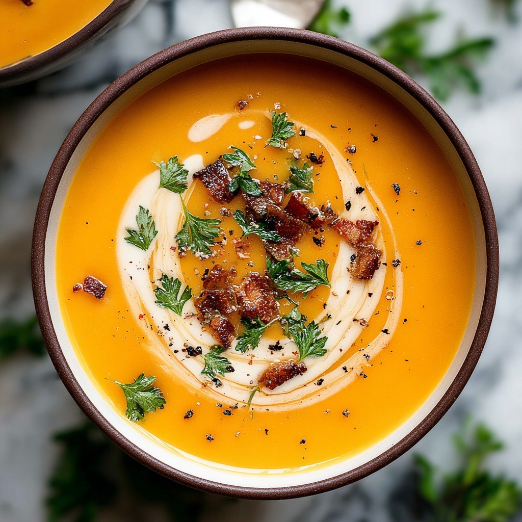 Butternut Squash Soup with Coconut Milk and Warm Spices Recipe - Recipe Image