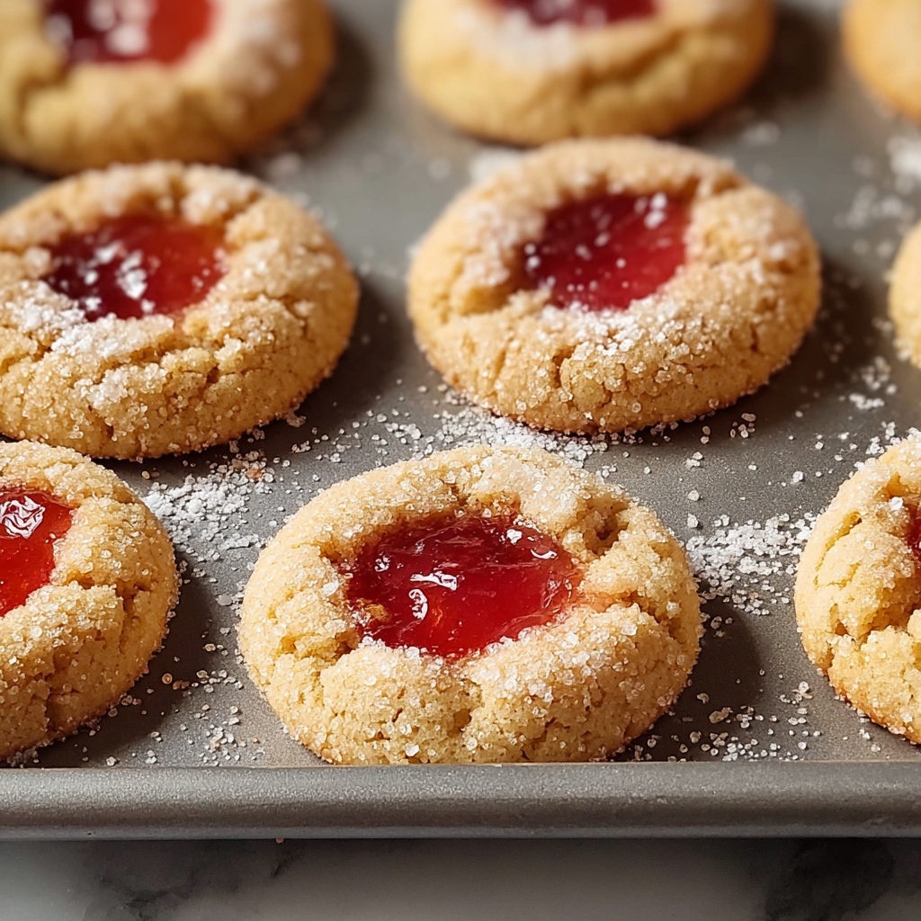 Rhubarb Thumbprint Cookies Recipe - Recipe Image