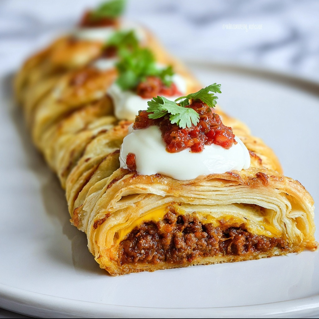 Taco Braid Recipe - Recipe Image