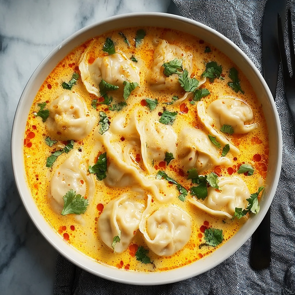 Thai Coconut Curry Dumpling Soup Recipe - Recipe Image