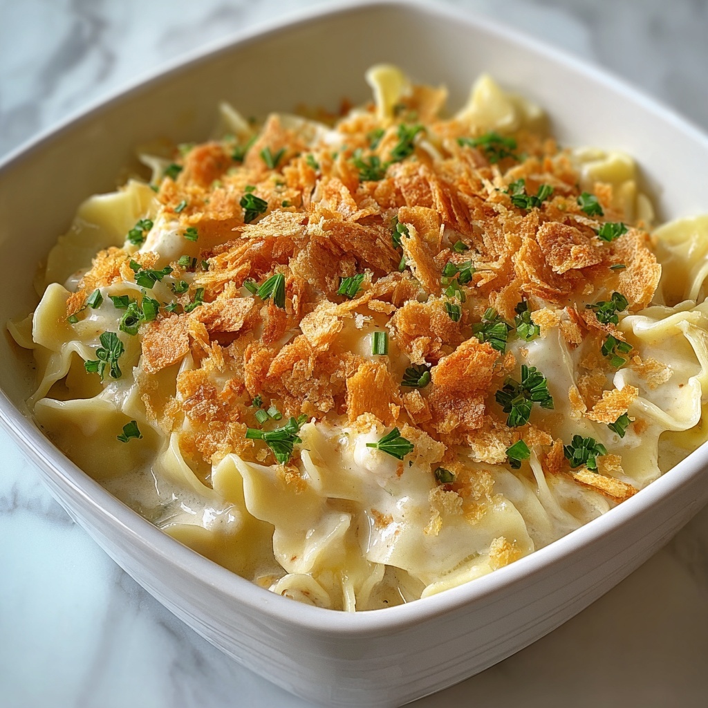 Million Dollar Chicken Noodle Casserole Recipe - Recipe Image