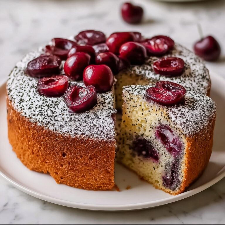 Plum Poppy Seed Cake Recipe