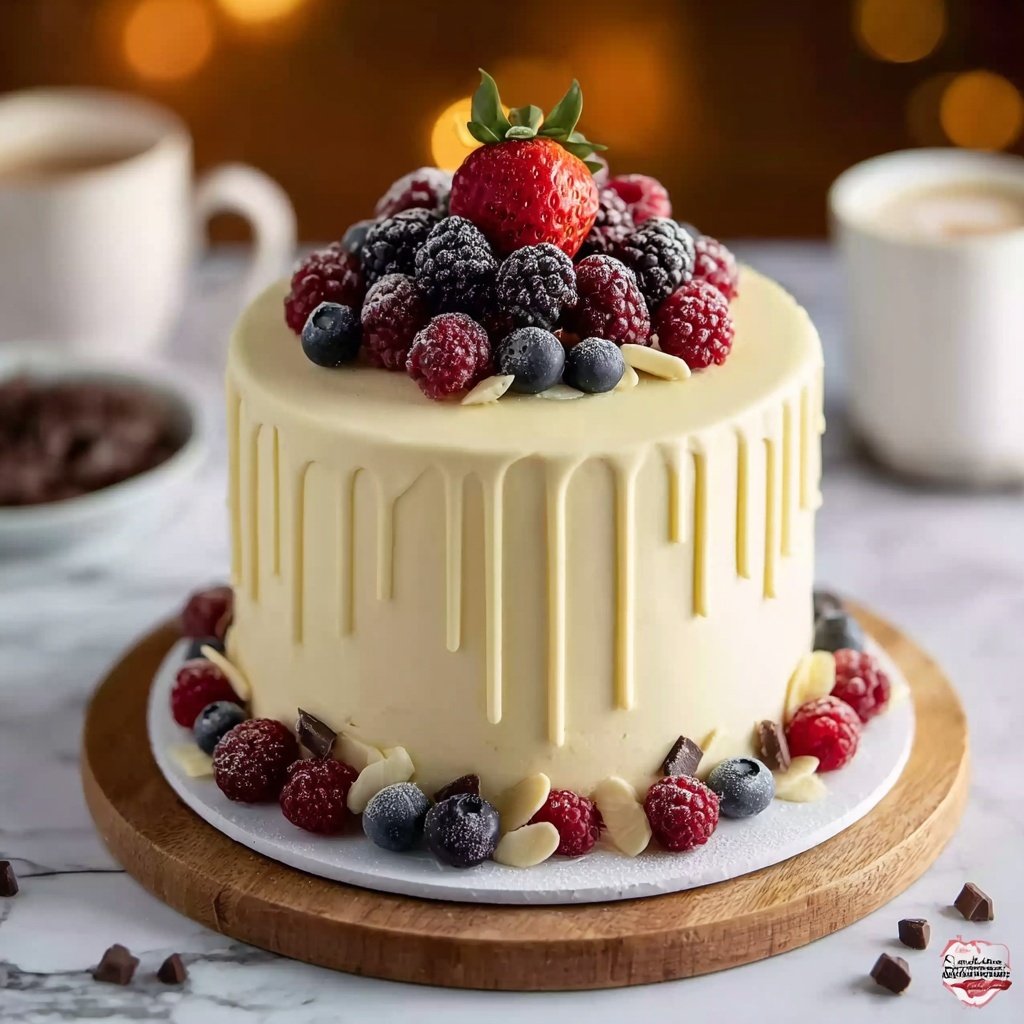 White Chocolate Cake Gluten-Free Recipe - Recipe Image