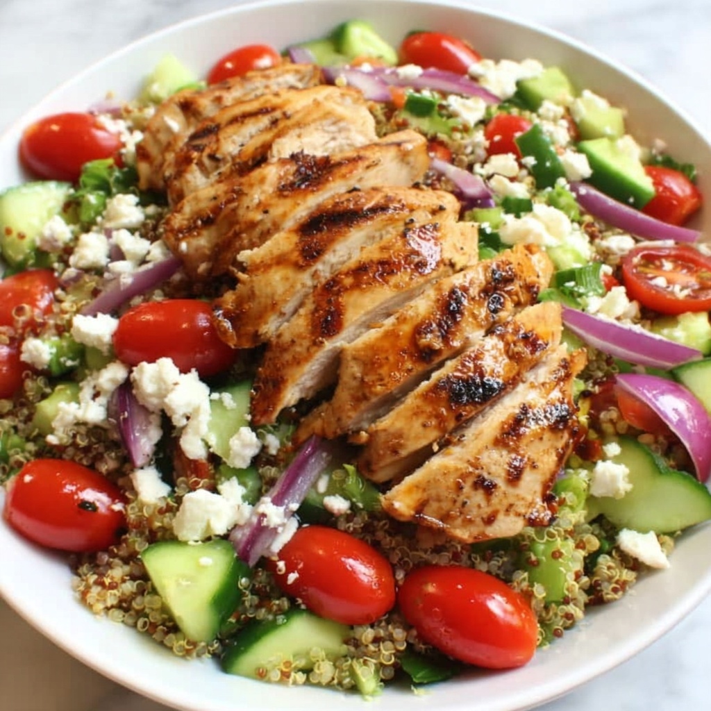 Greek Chicken with Quinoa Salad: 5 Vibrant Flavor Boosts Recipe - Recipe Image