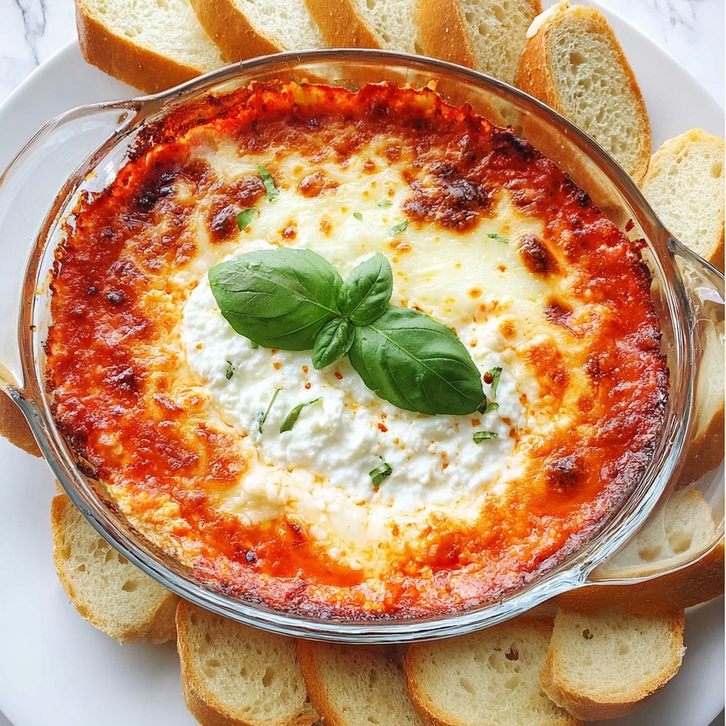 Baked Goat Cheese Marinara Dip Recipe - Recipe Image