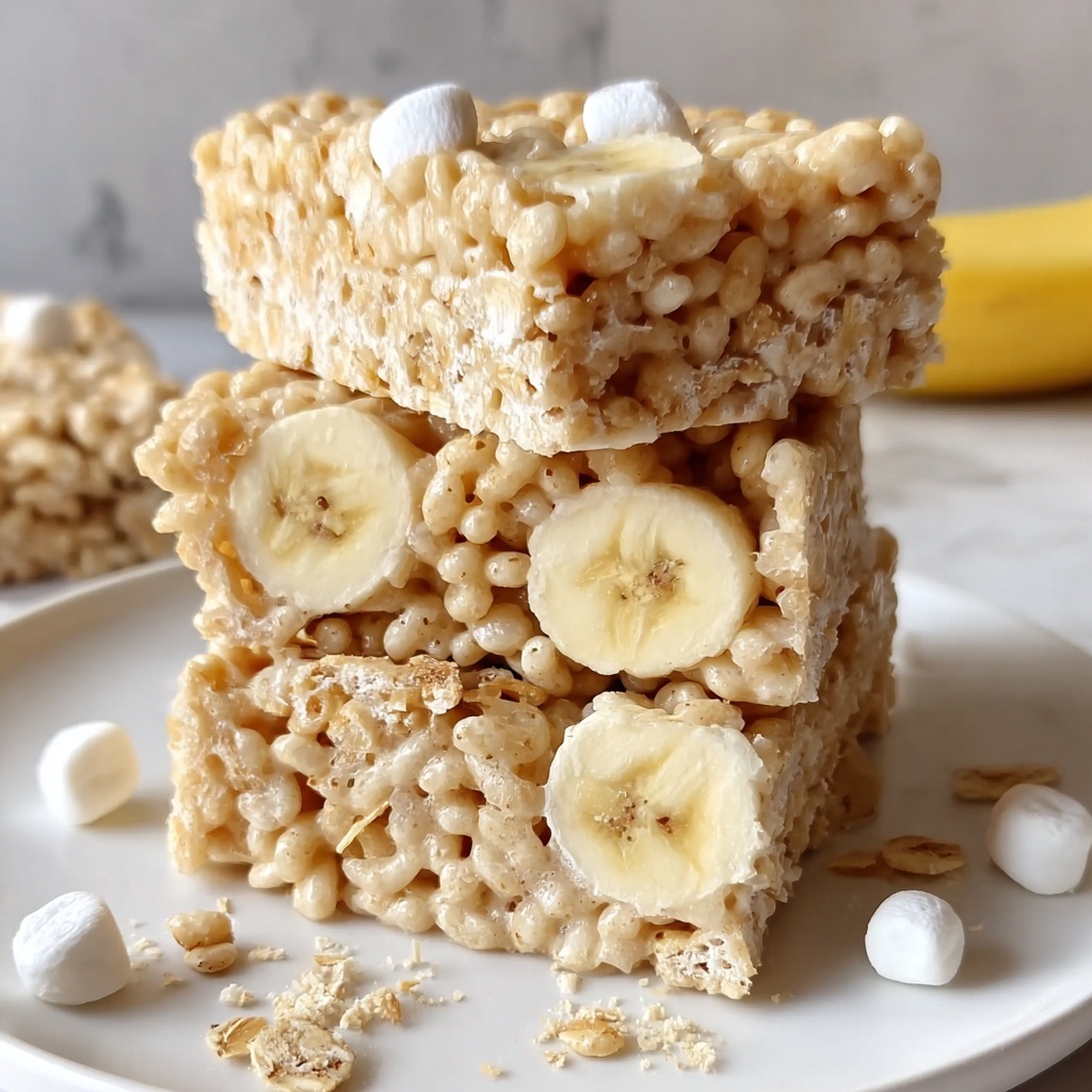Banana Pudding Rice Krispie Treats: 7 Comforting Bites Recipe - Recipe Image