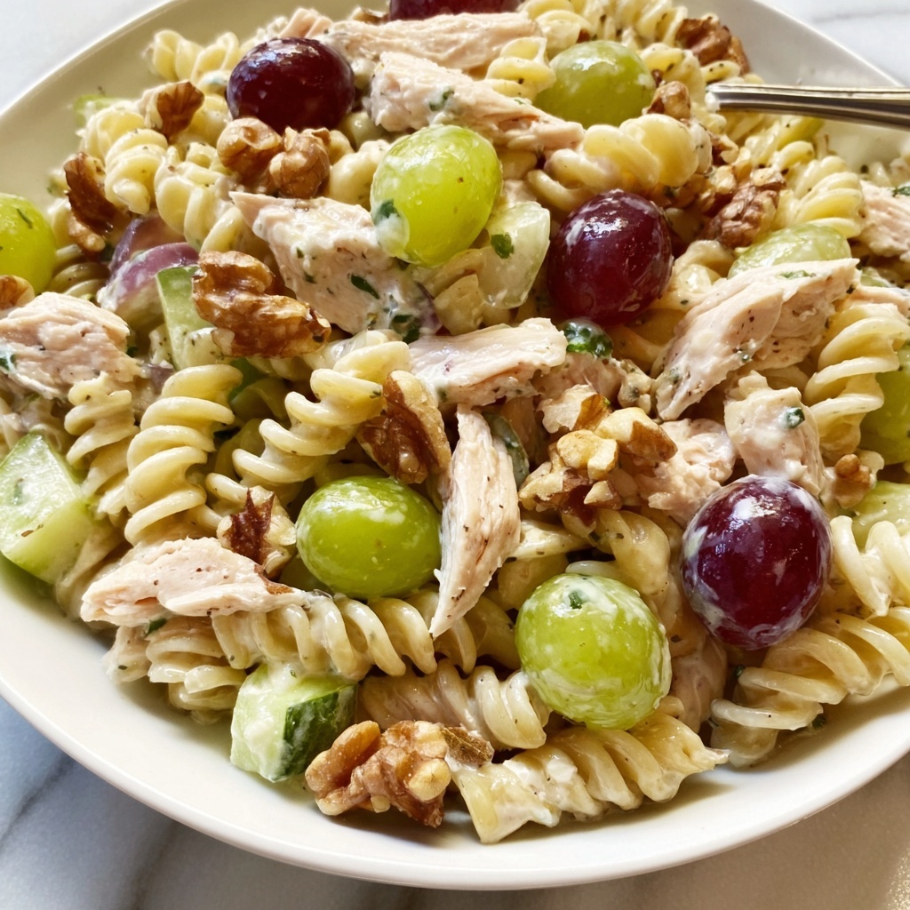 Waldorf Chicken Pasta Salad Recipe - Recipe Image