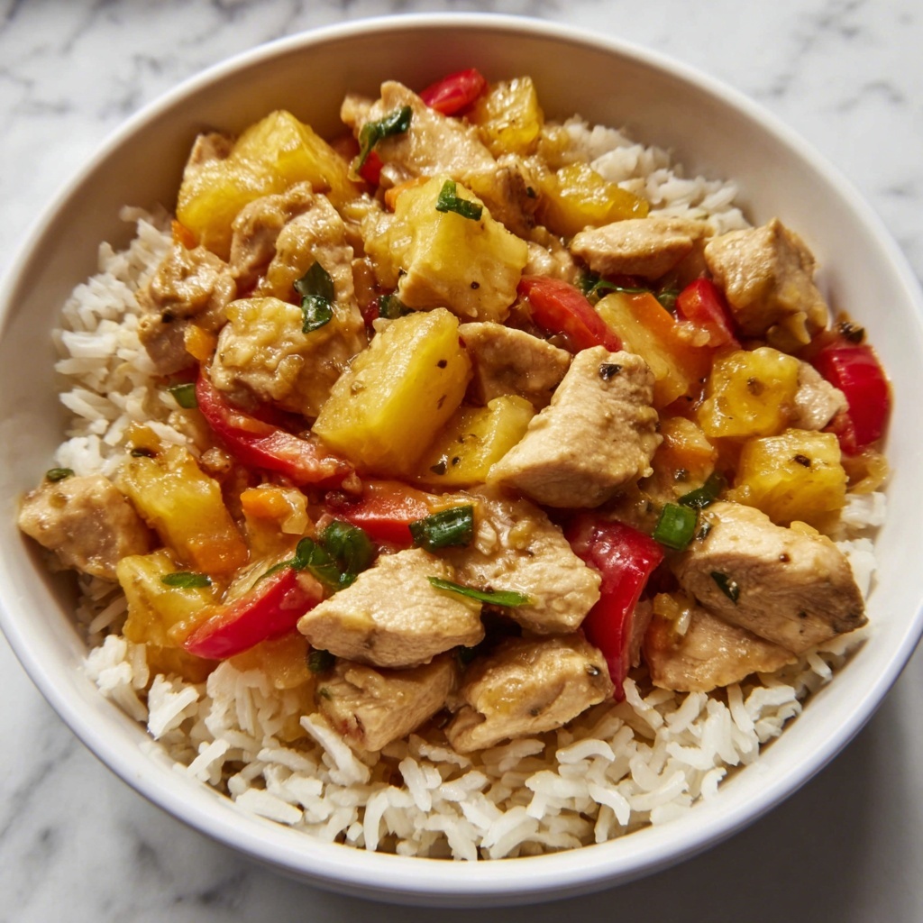 Pineapple Chicken with Rice: 5 Flavorful Secrets Unveiled Recipe - Recipe Image