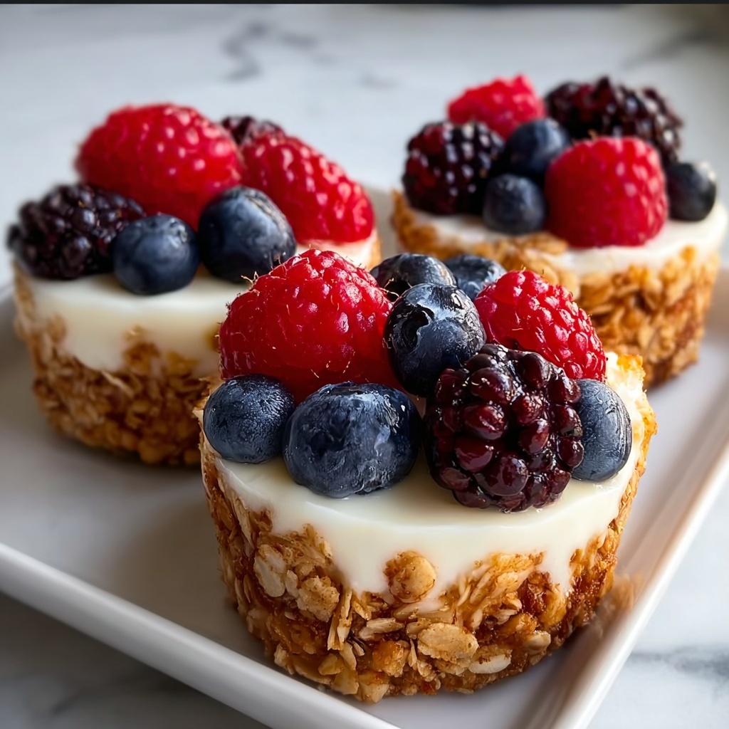 Frozen Yogurt Granola Cups Recipe - Recipe Image