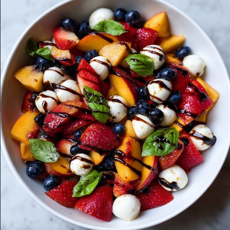 Summer Fruit Caprese Salad: 7 Delightful Flavors Await Recipe