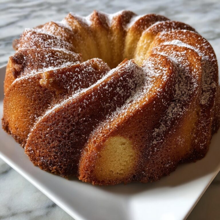 Pear Cardamom Bundt Cake Recipe