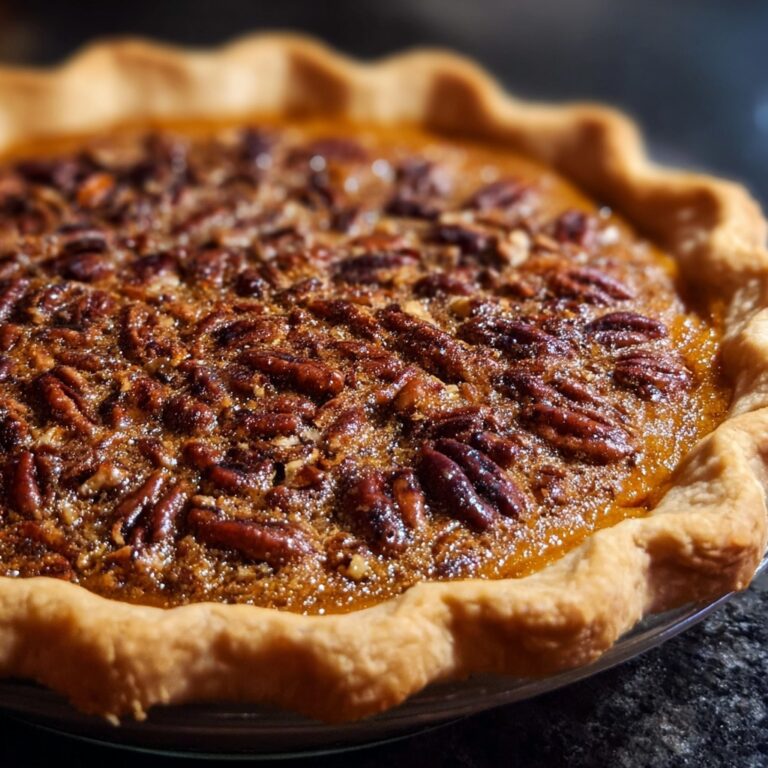 Sweet Potato Pie with Pecan Crust Recipe