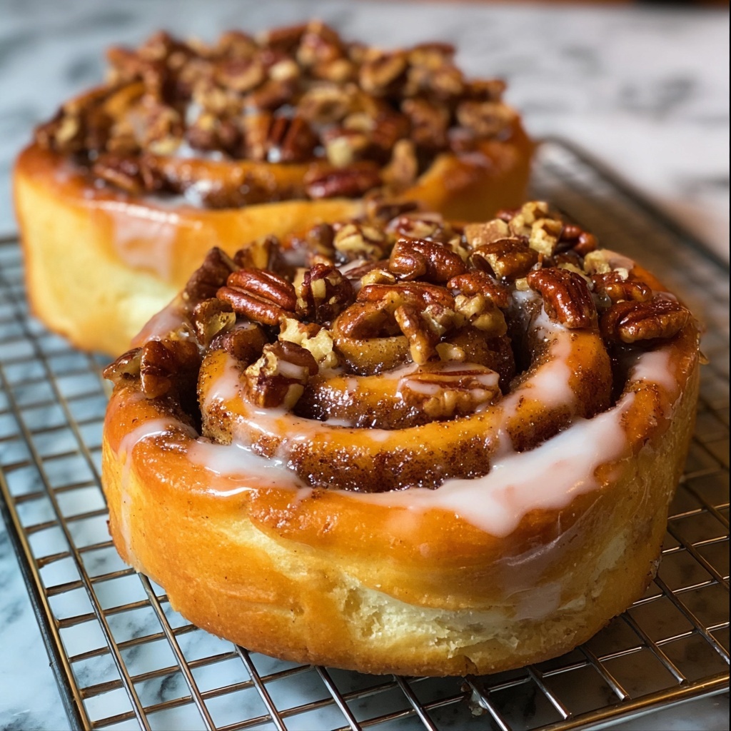 Apple and Pecan Cinnamon Rolls Recipe - Recipe Image