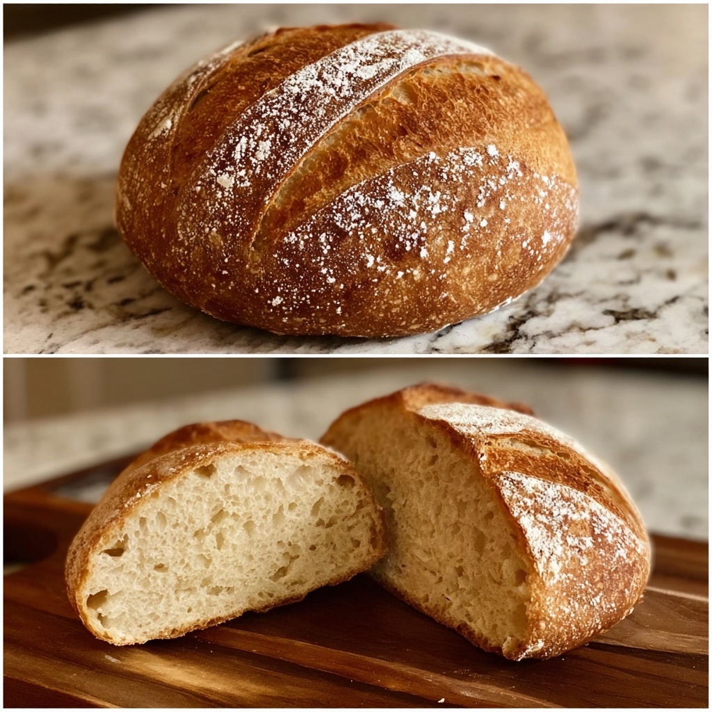 Homemade Sourdough Bread Recipe - Recipe Image