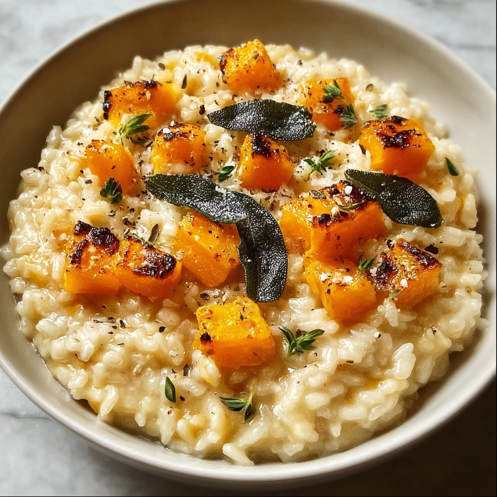 Roasted Garlic Butternut Squash Risotto Recipe - Recipe Image