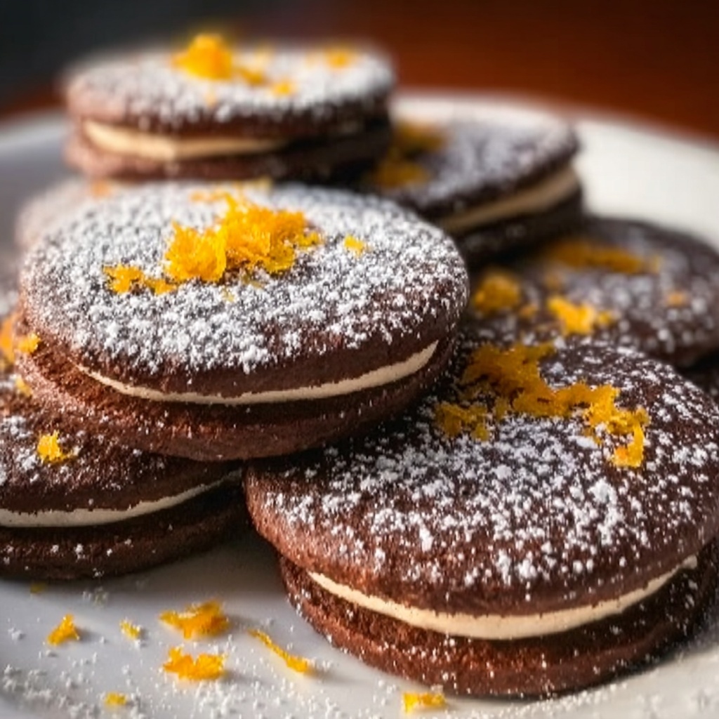 Chocolate Orange Shortbread Cookies Recipe - Recipe Image