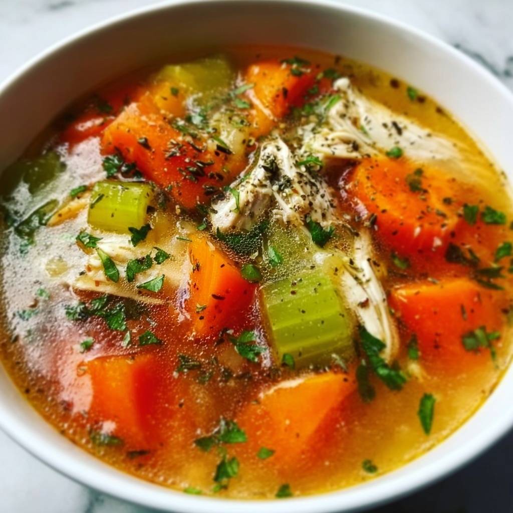 Instant Pot Chicken Vegetable Soup Recipe - Recipe Image